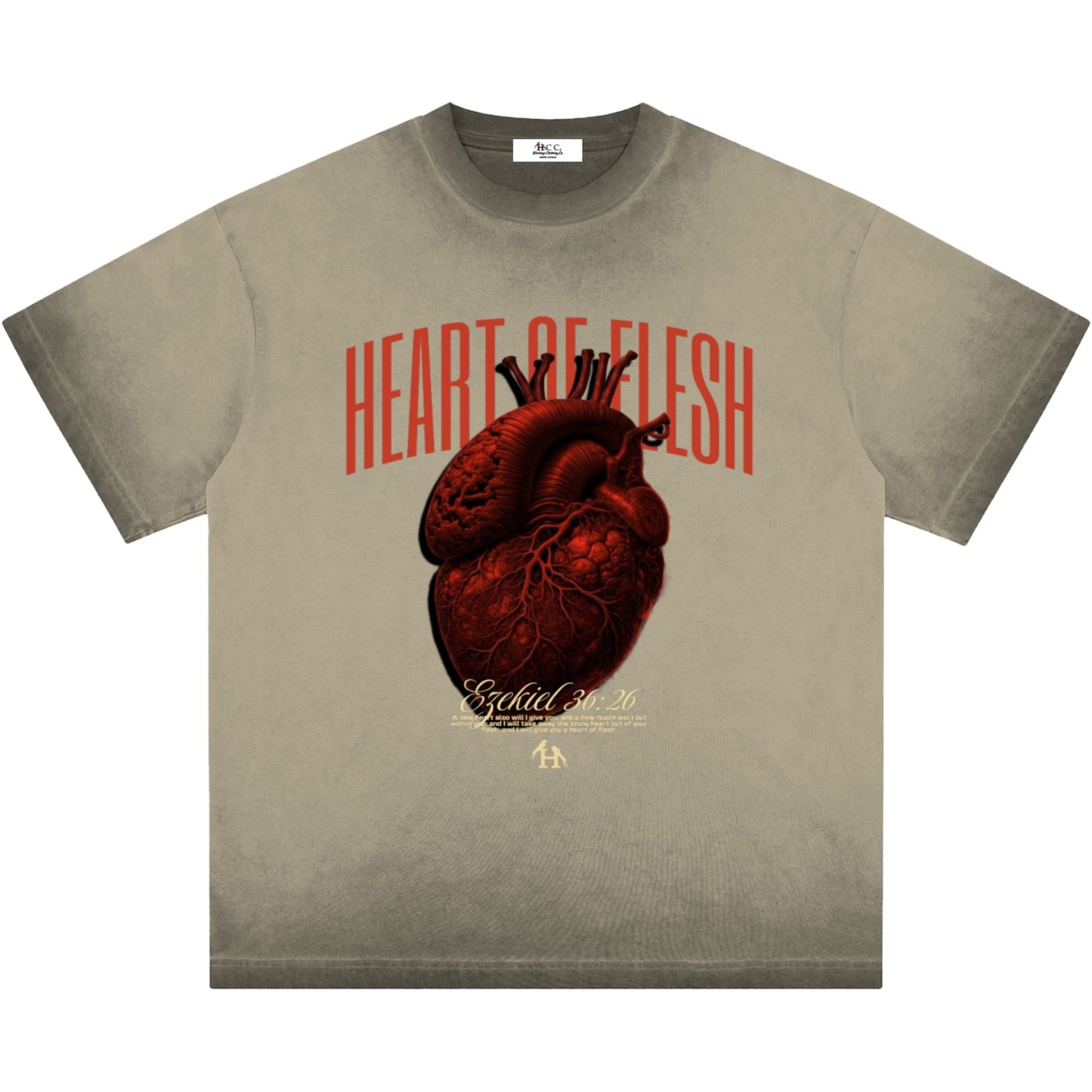 Heart Of Flesh Smoke Dye T-Shirt