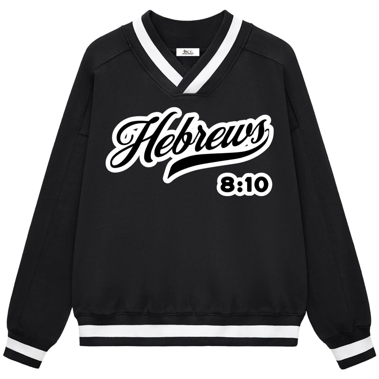 Hebrews 8:10 Women's V-Neck Sweatshirt