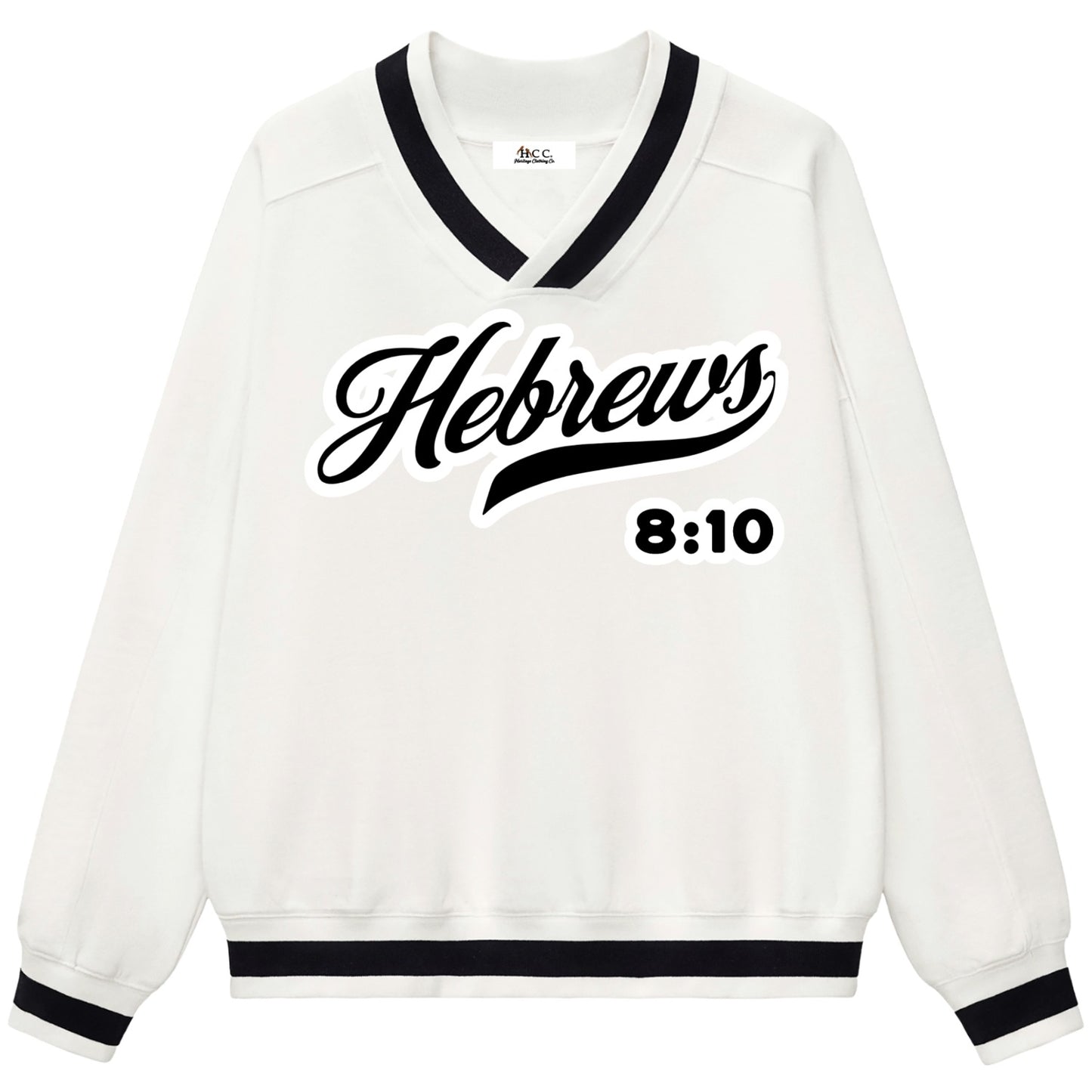 Hebrews 8:10 Women's V-Neck Sweatshirt