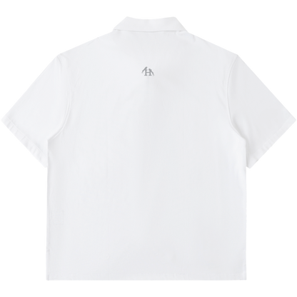 Hebrews Men's Zipped Short-Sleeve Polo Shirt