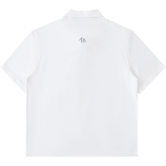 Hebrews Men's Zipped Short-Sleeve Polo Shirt