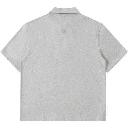 Hebrews Men's Zipped Short-Sleeve Polo Shirt