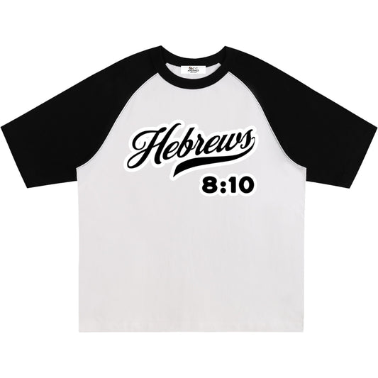 Hebrews 8:10 Raglan T-Shirt (Two-Tone)