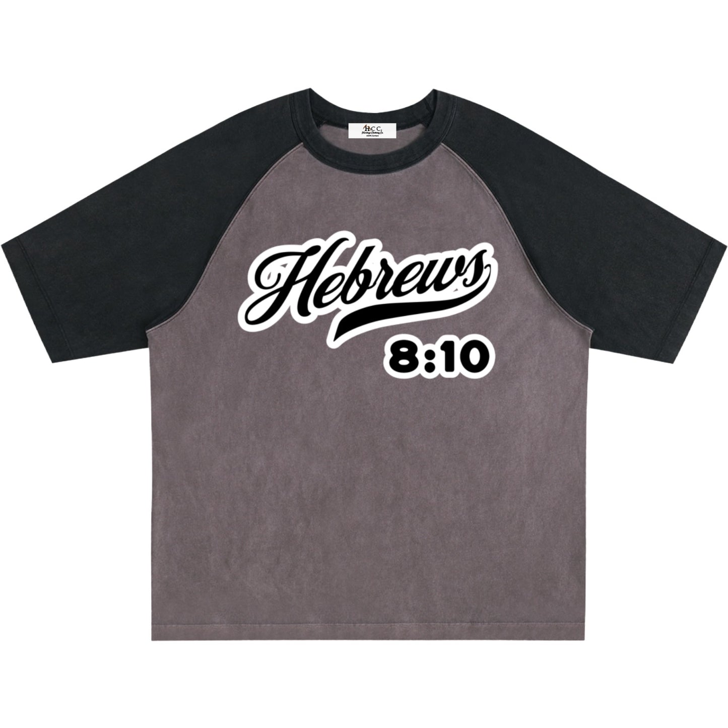 Hebrews 8:10 Raglan T-Shirt (Two-Tone)