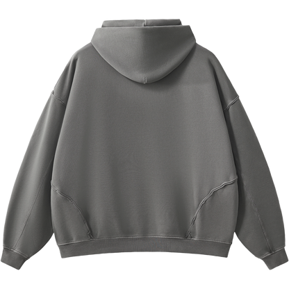 Heritage Essential Raw-Edge Gray Sweatsuit Bundle