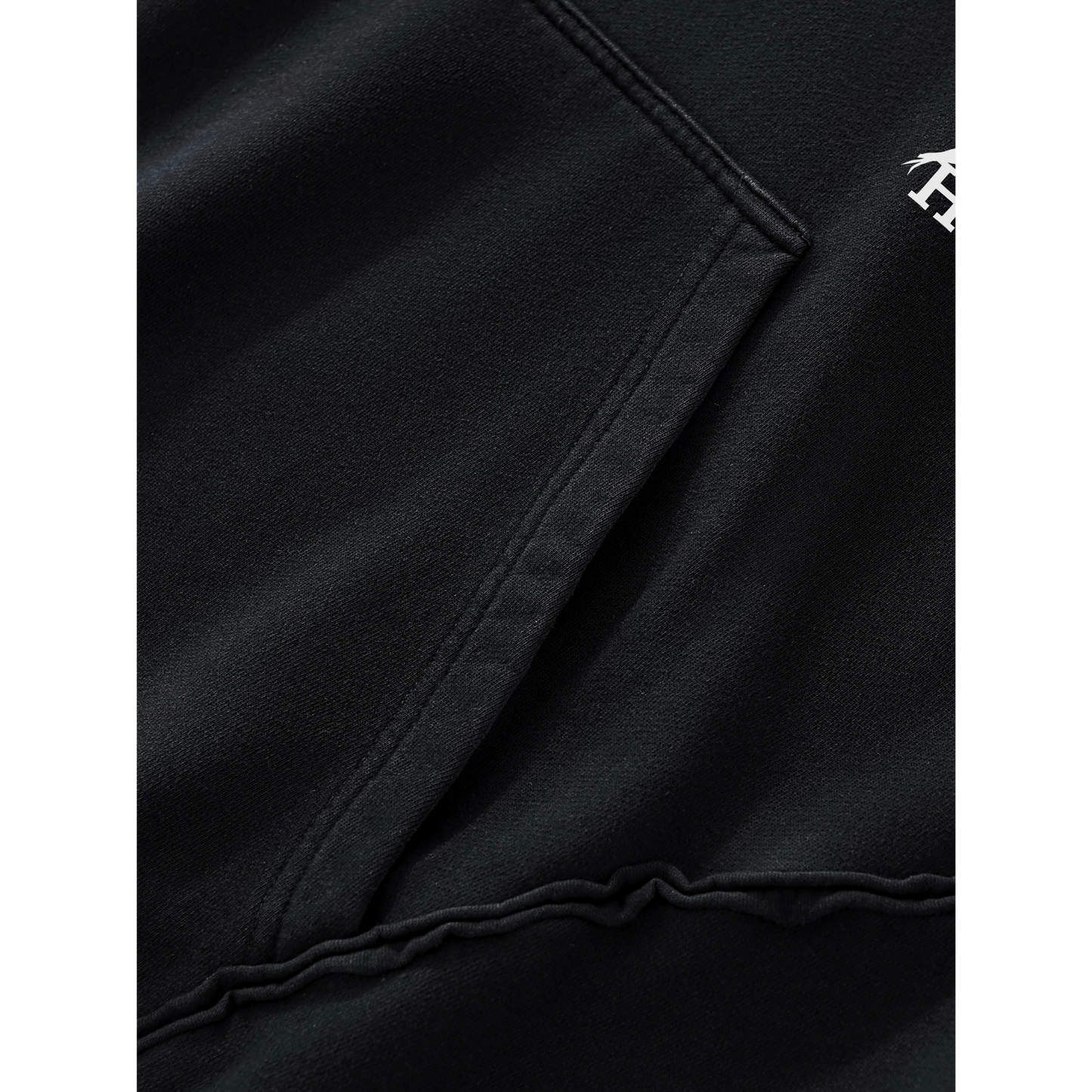 Heritage Essential Raw-Edge Oversized Hoodie