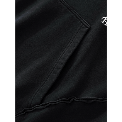 Heritage Essential Raw-Edge Black Sweatsuit Bundle