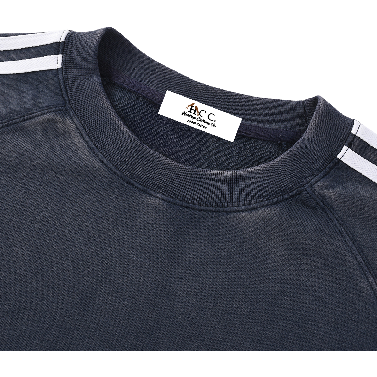 Heritage Contrast Blue Pullover and Sweatpants Bundle