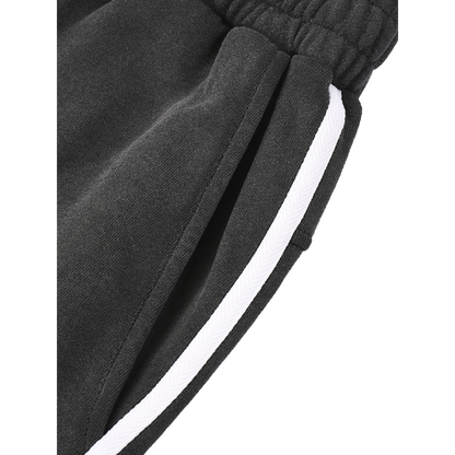 Heritage Contrast Black Pullover and Sweatpants Bundle