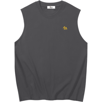 True Name Women’s Black Cropped Sweatshirt and Tank Top Bundle