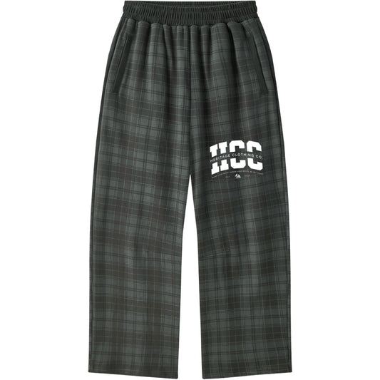 Heritage HCC Classic Plaid Straight Leg Sweatpants
