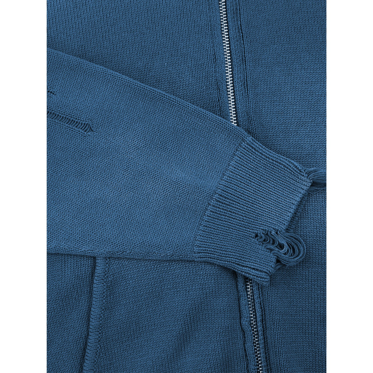 Heritage H Heavyweight Distressed Zip Sweater