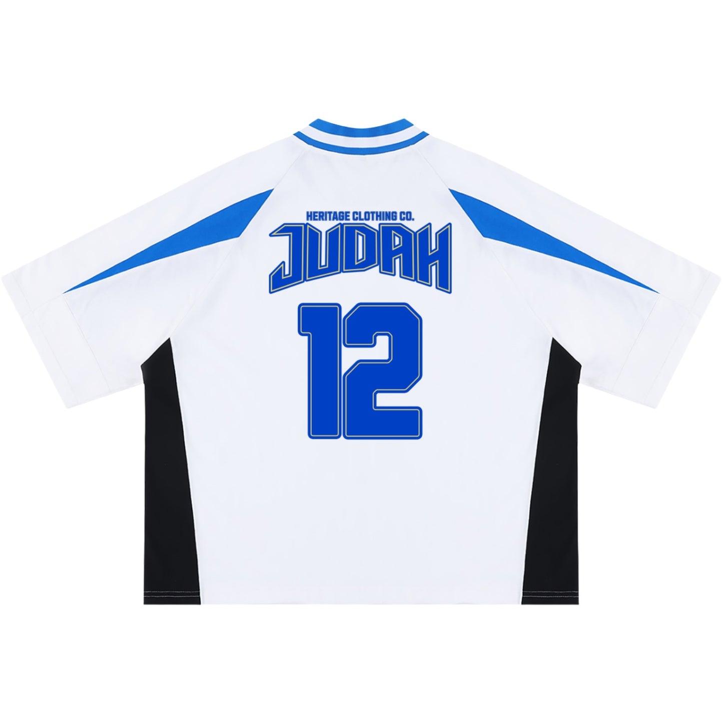 Judah Blue Cotton Color Block Jersey