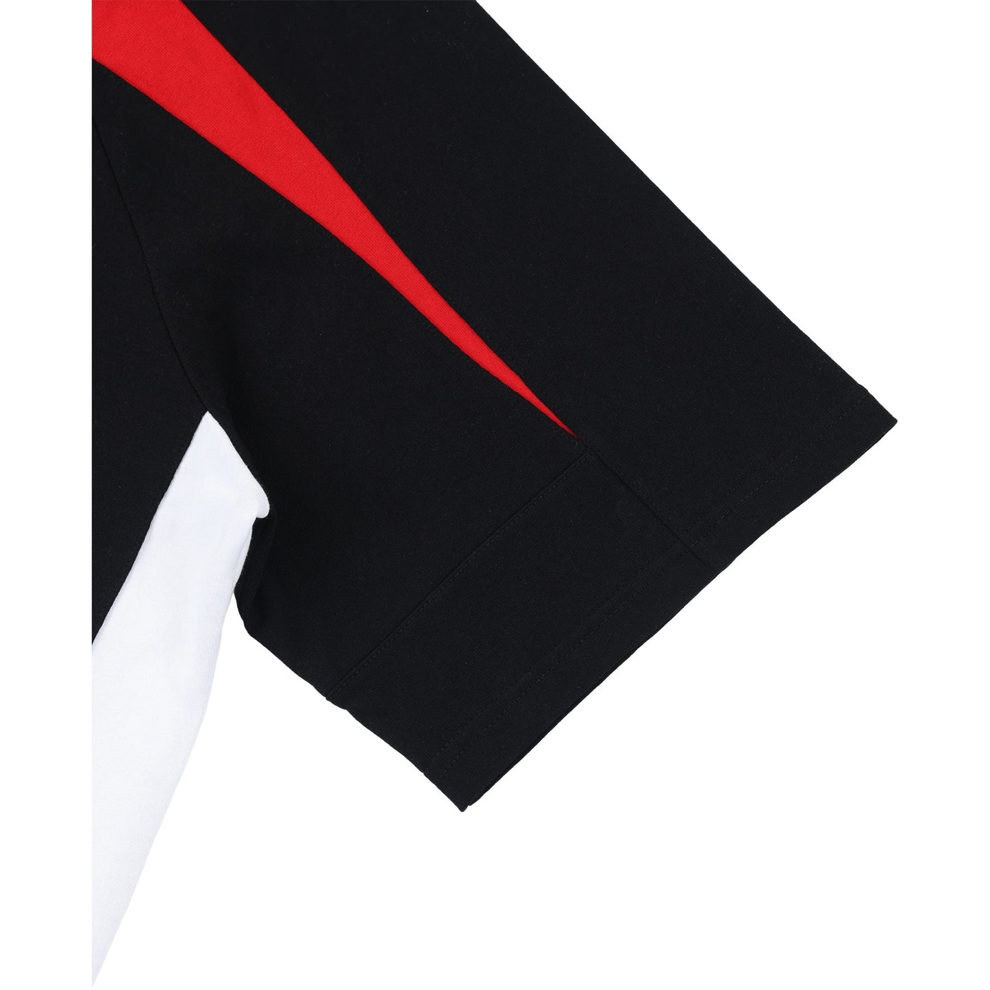 Judah Red Cotton Color Block Jersey