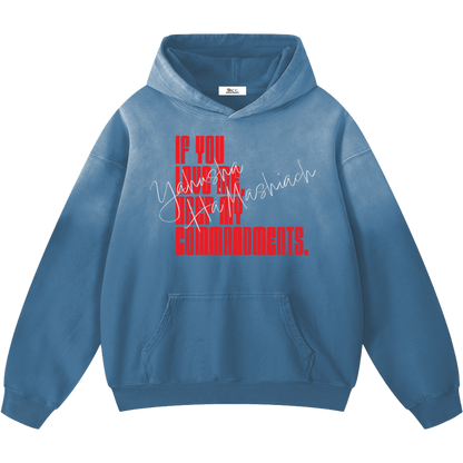 Keep My Commandments Faded Hoodie
