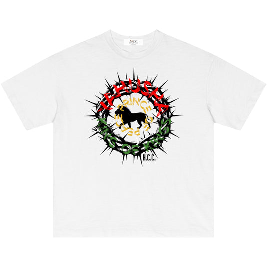 King Of Kings Lightweight Slub Cotton T-Shirt (Drop Shoulder)
