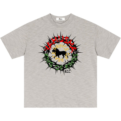 King Of Kings Lightweight Slub Cotton T-Shirt (Drop Shoulder)