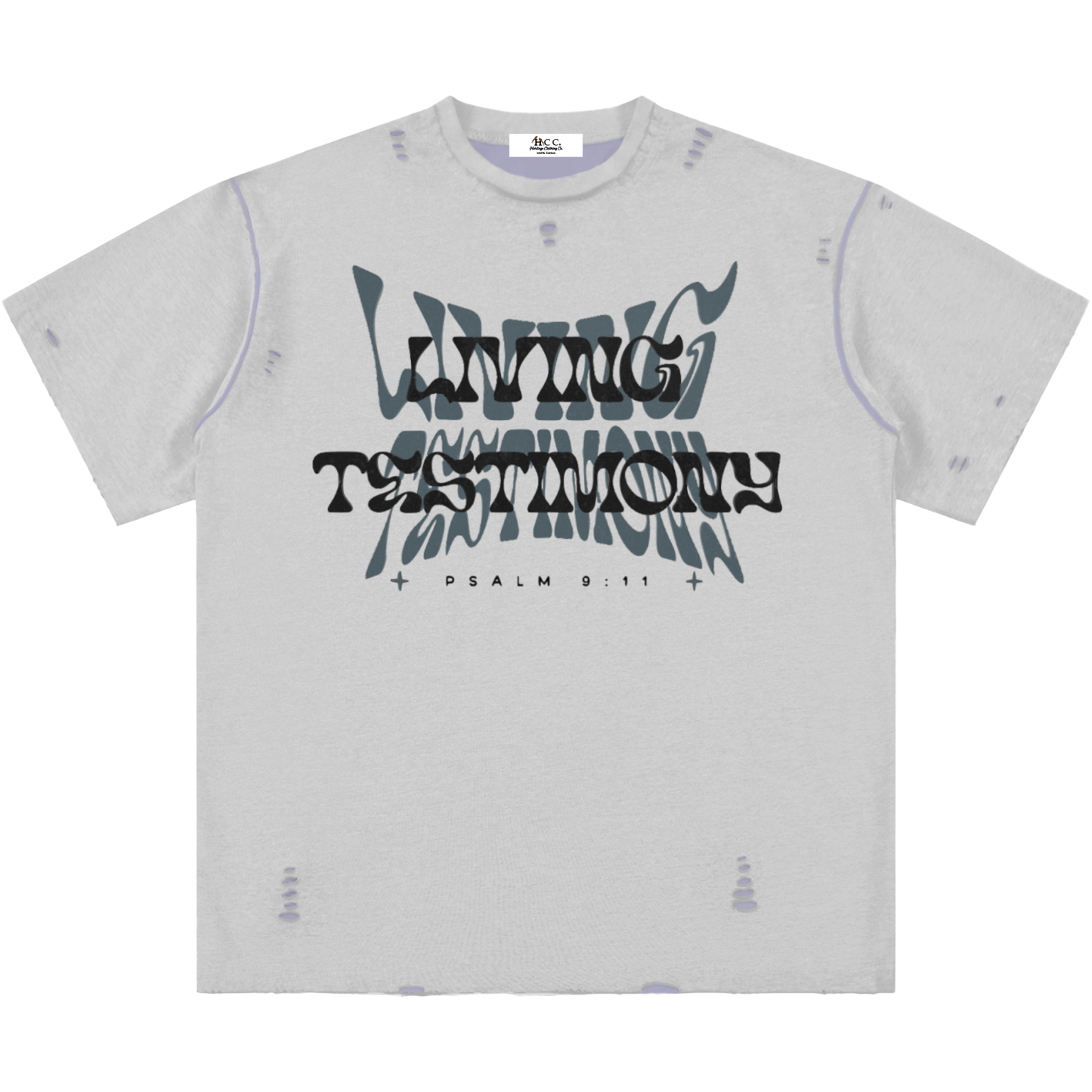 Living Testimony Frayed T-Shirt