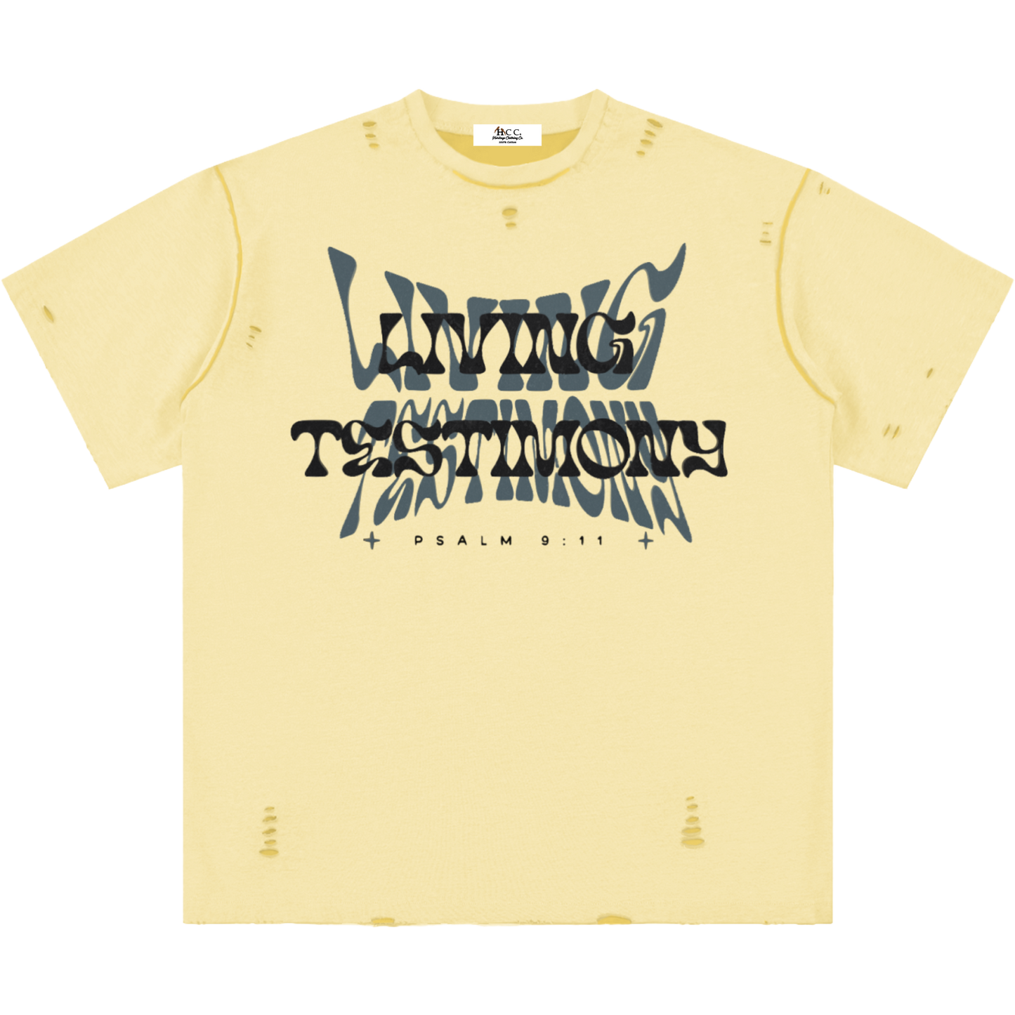 Living Testimony Frayed T-Shirt