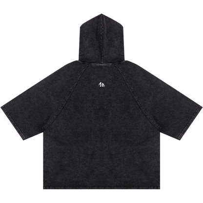 Meek Men's Hooded Wide-Cut Short-Sleeve T-Shirt