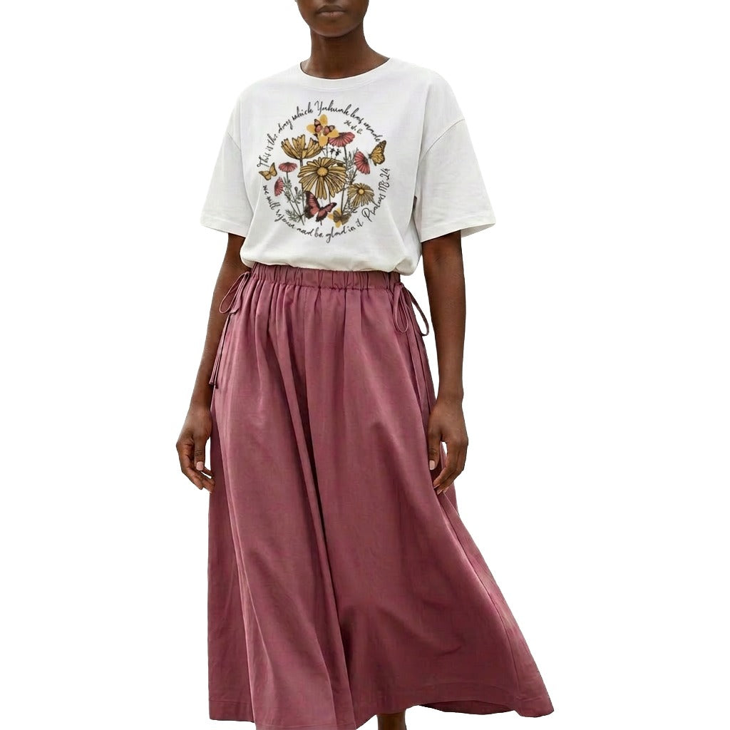 Heritage Essential Drawstring Maxi Skirt
