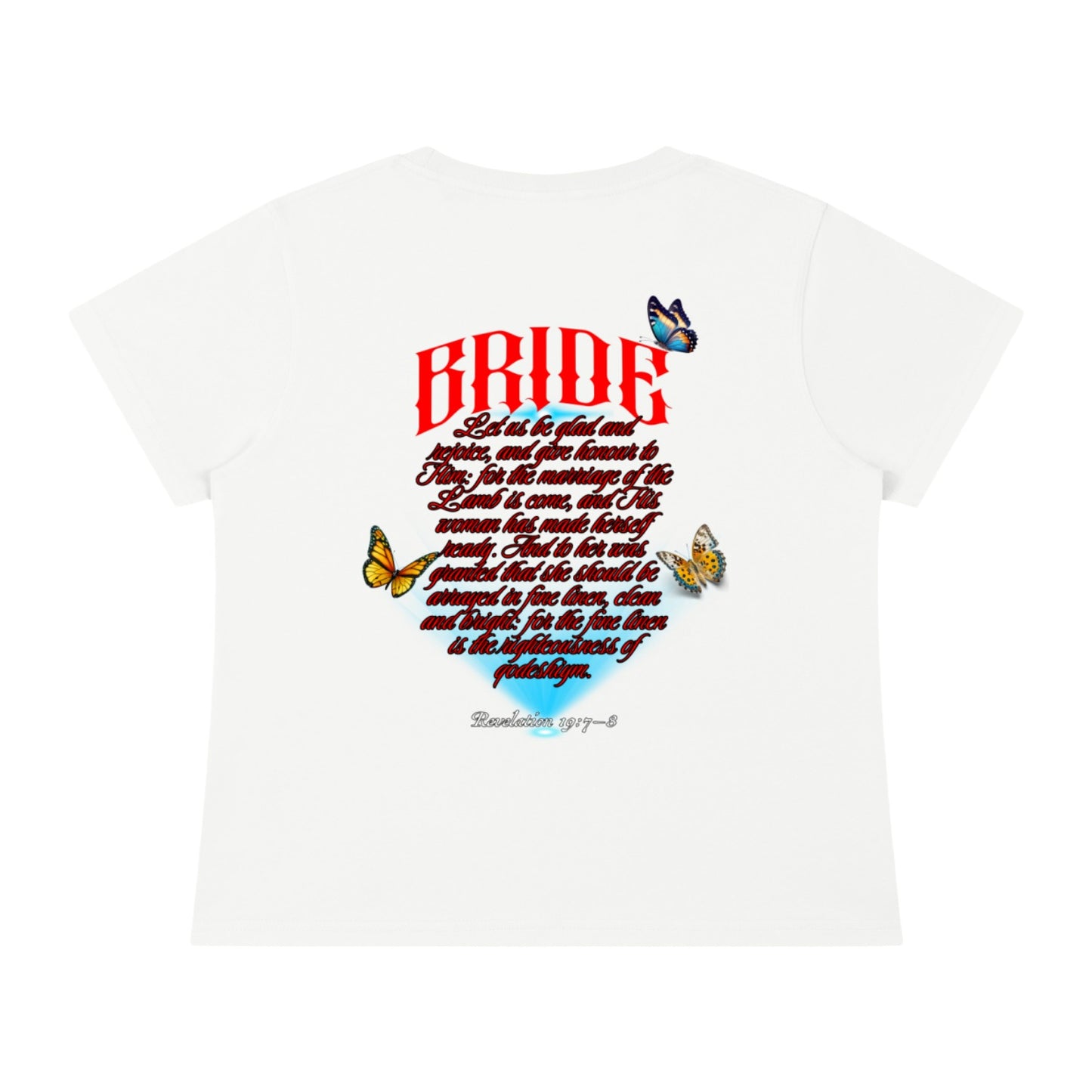 Marriage Of The Lamb Women's Solid Slim Fit T-Shirt