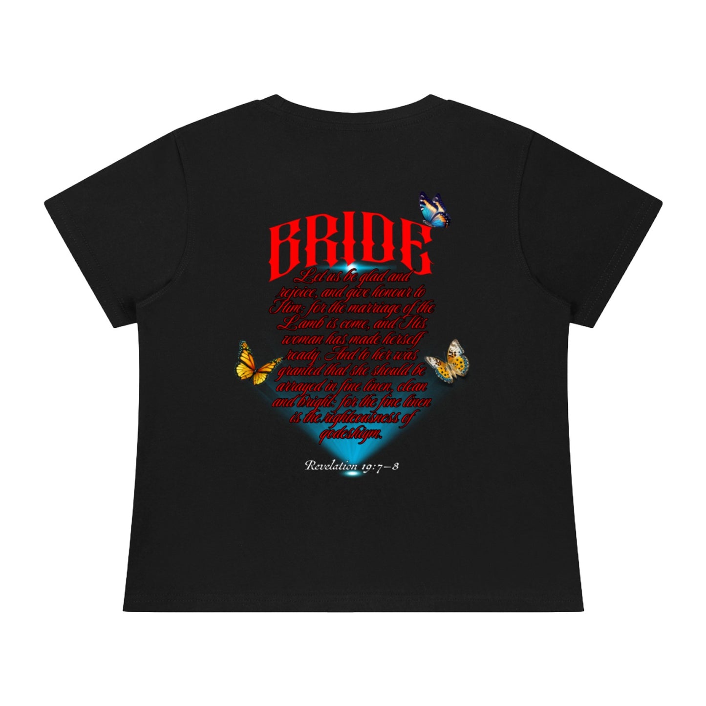 Marriage Of The Lamb Women's Solid Slim Fit T-Shirt