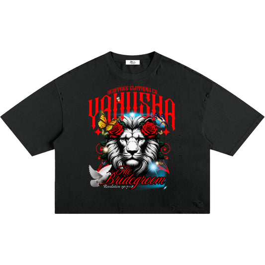 Marriage of The Lamb Ripped Boxy T-Shirt
