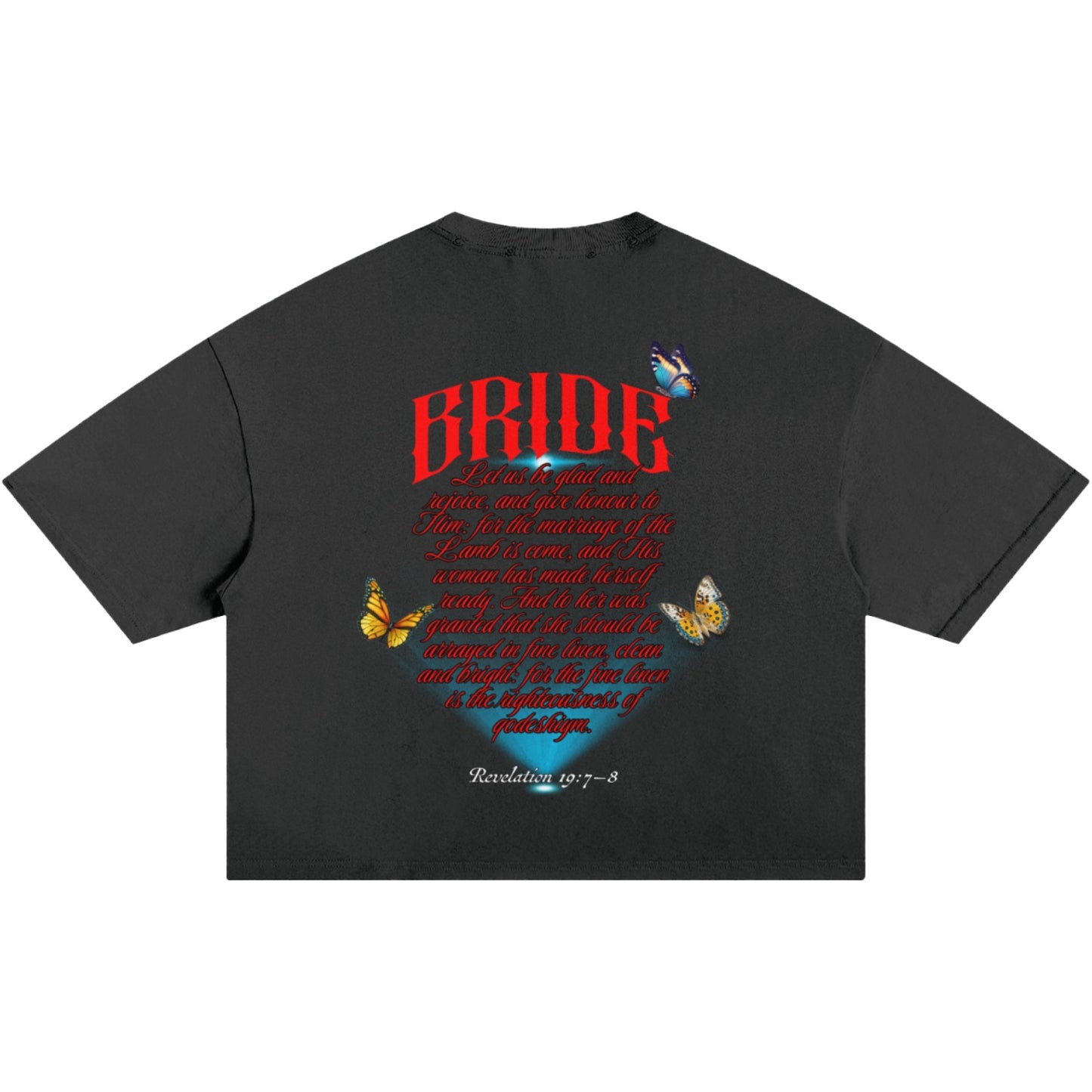 Marriage of The Lamb Ripped Boxy T-Shirt