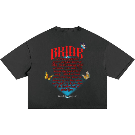 Marriage of The Lamb Ripped Boxy T-Shirt