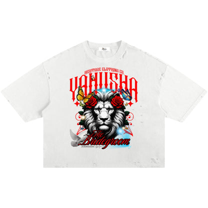 Marriage of The Lamb Ripped Boxy T-Shirt