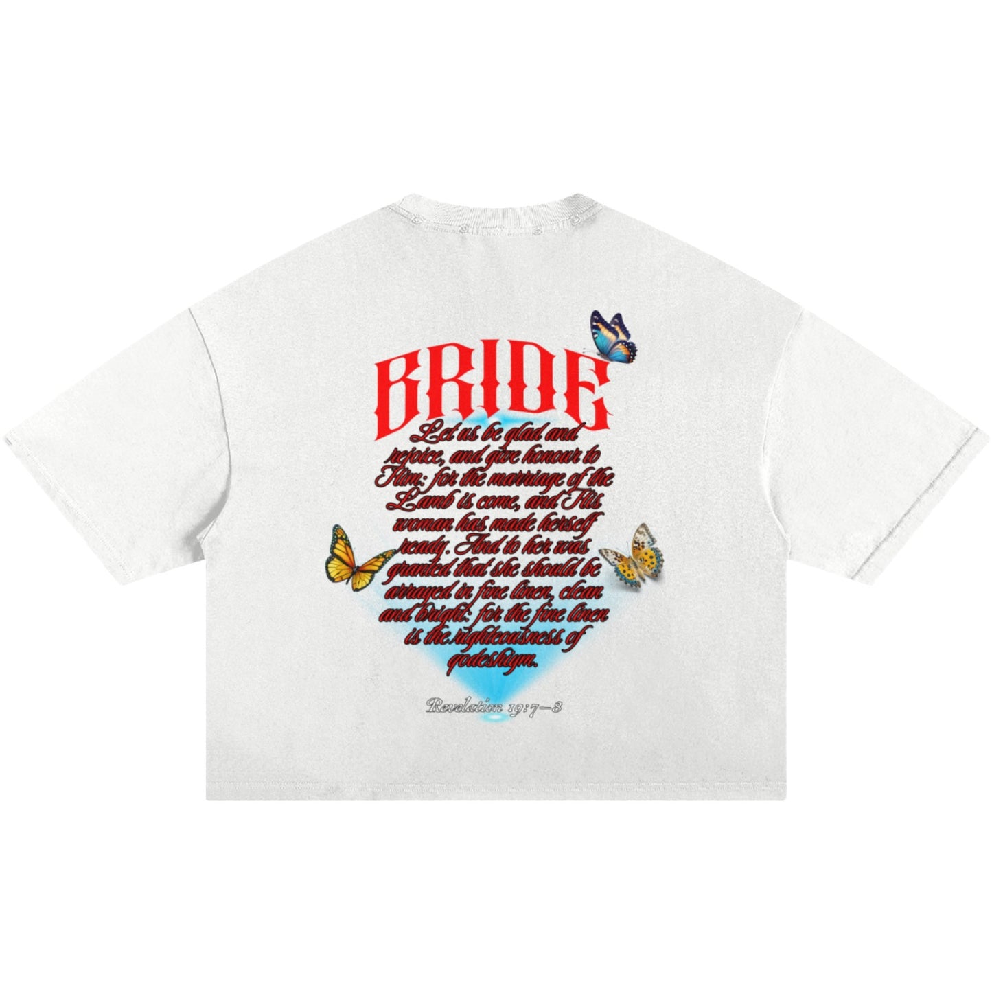 Marriage of The Lamb Ripped Boxy T-Shirt