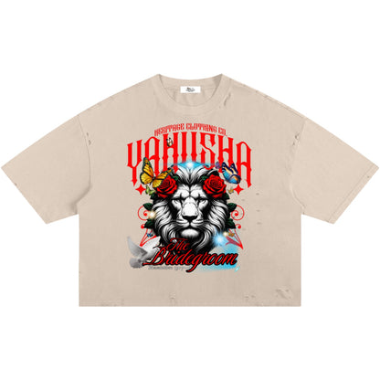Marriage of The Lamb Ripped Boxy T-Shirt