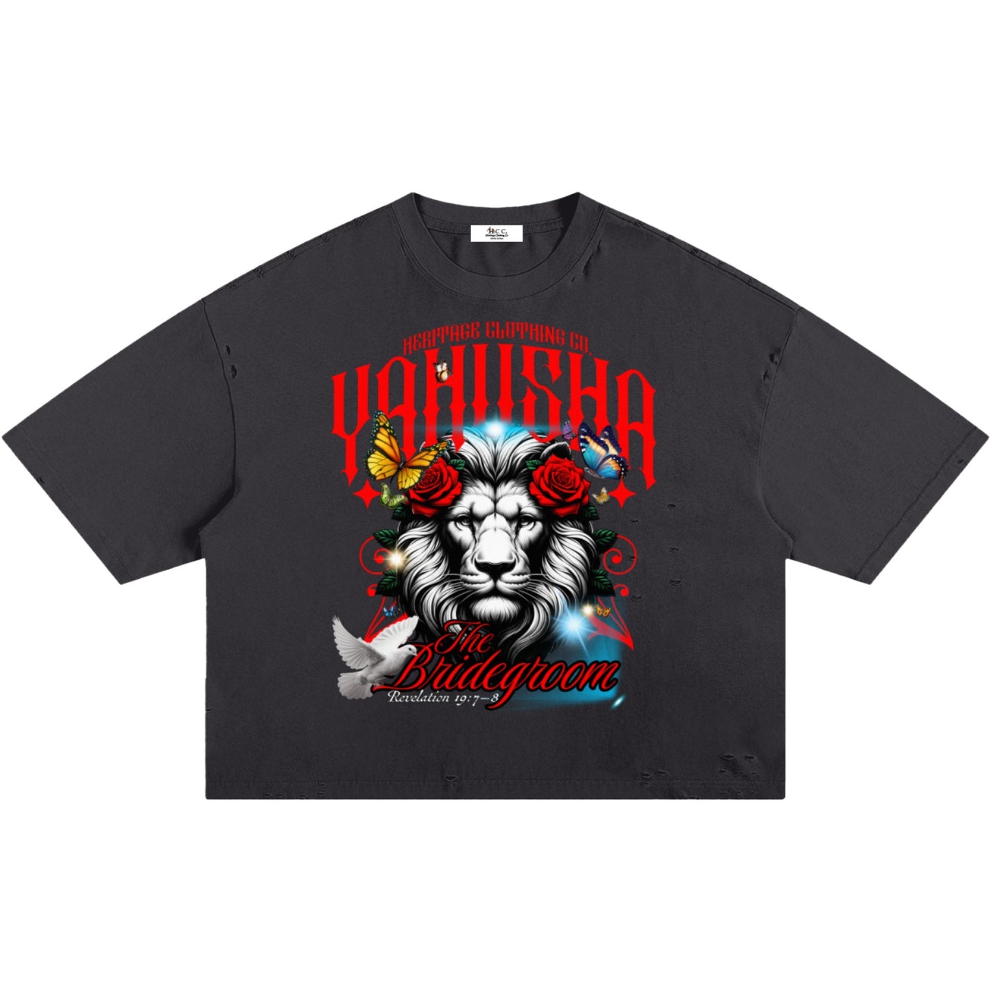 Marriage of The Lamb Ripped Boxy T-Shirt
