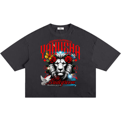 Marriage of The Lamb Ripped Boxy T-Shirt