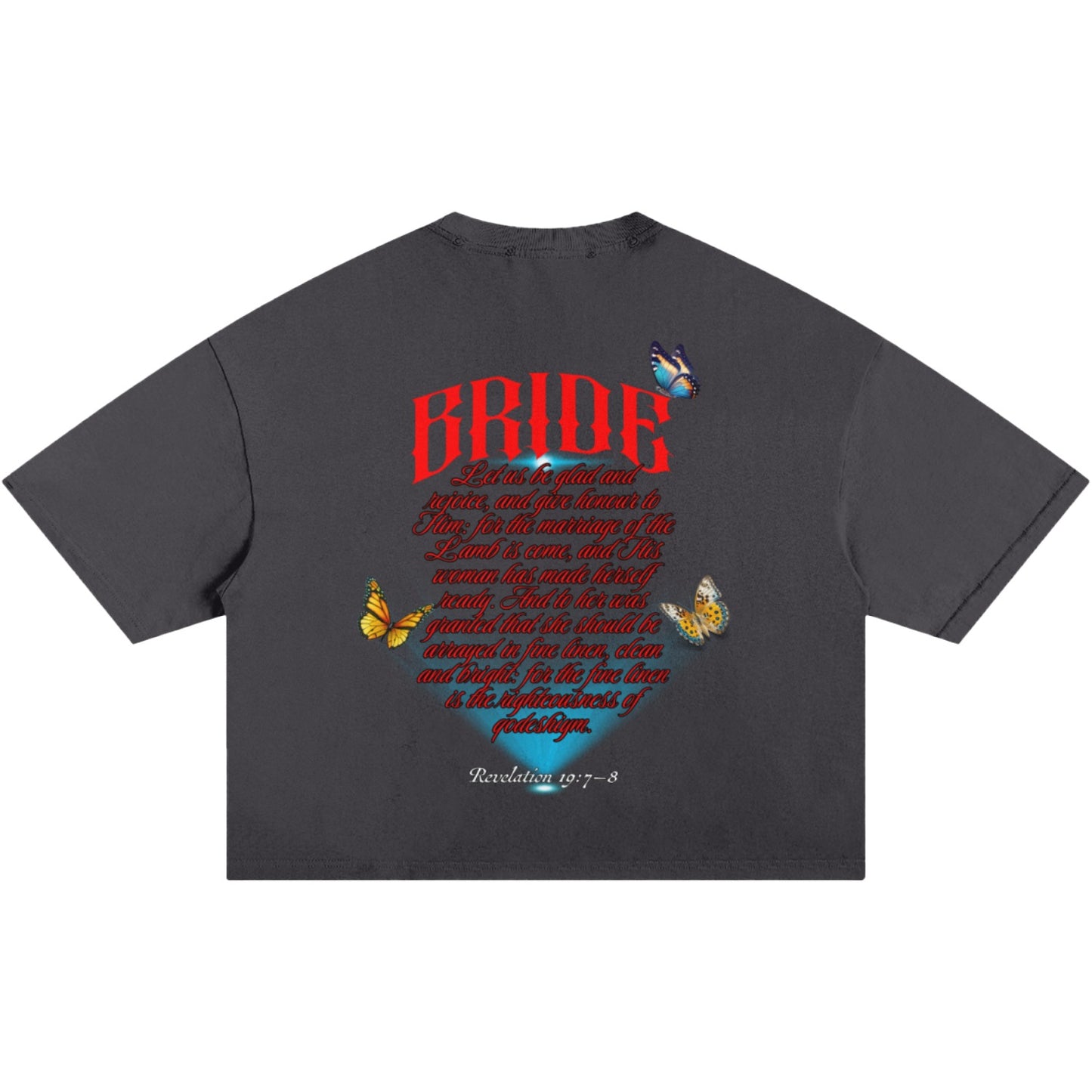 Marriage of The Lamb Ripped Boxy T-Shirt