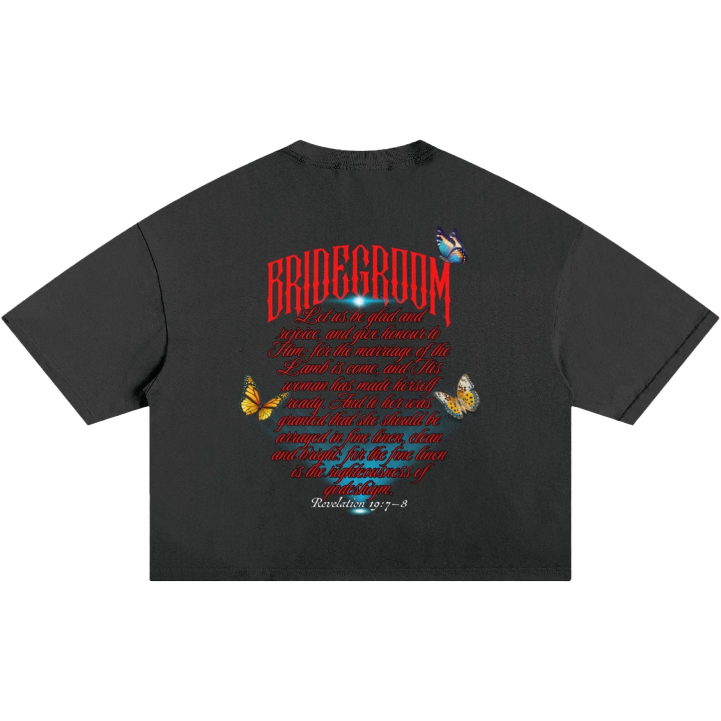 Marriage of The Lamb Ripped Boxy T-Shirt