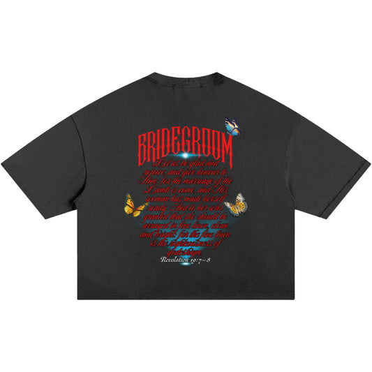 Marriage of The Lamb Ripped Boxy T-Shirt