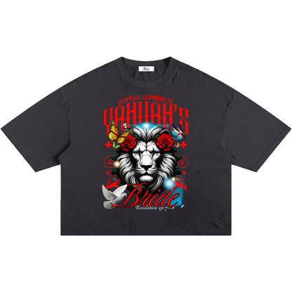 Marriage of The Lamb Ripped Boxy T-Shirt