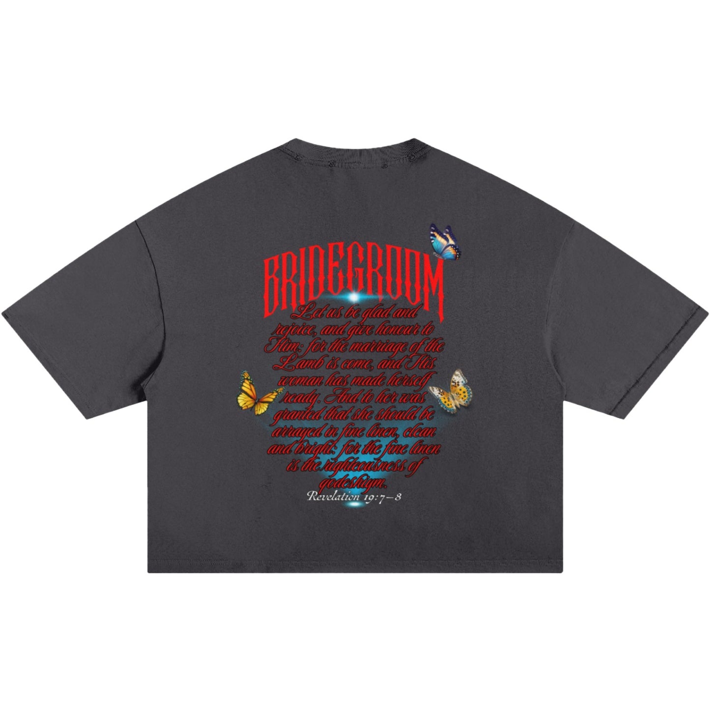 Marriage of The Lamb Ripped Boxy T-Shirt