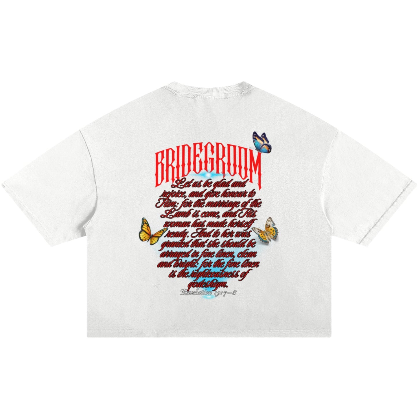 Marriage of The Lamb Ripped Boxy T-Shirt