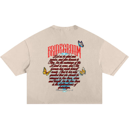 Marriage of The Lamb Ripped Boxy T-Shirt