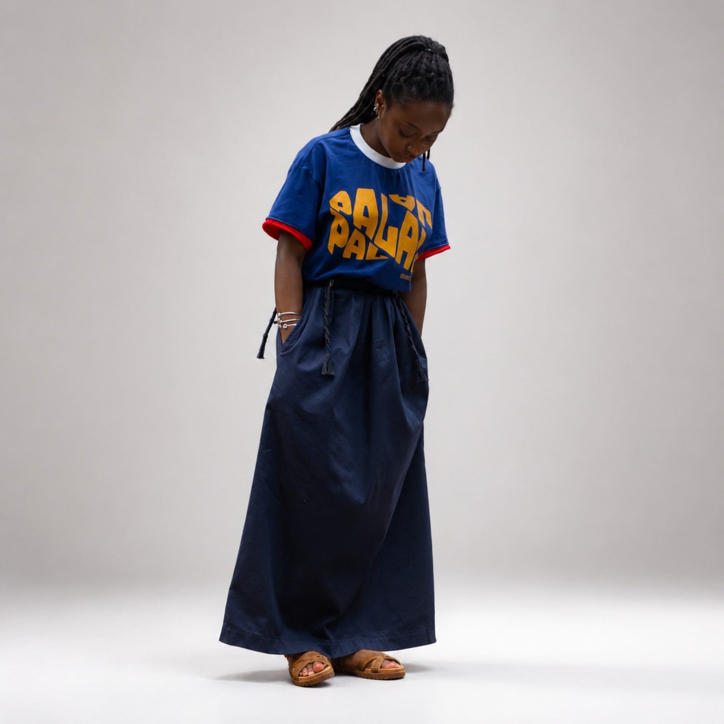 Heritage Essential Drawstring Maxi Skirt