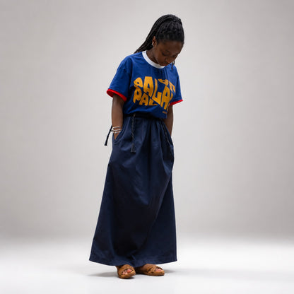 Heritage Essential Drawstring Maxi Skirt