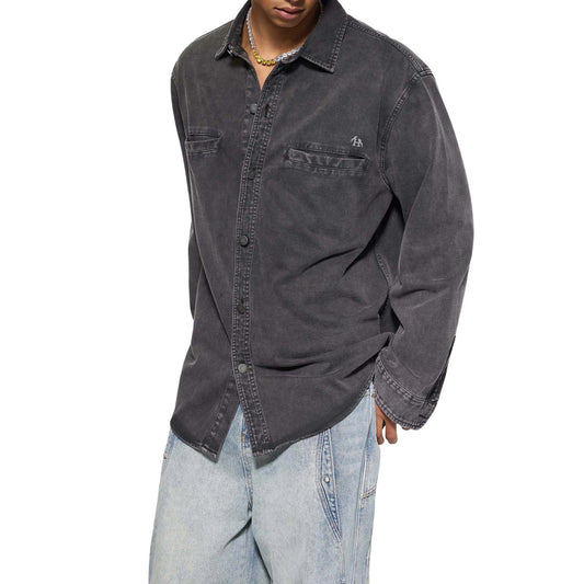 Men's Heritage H Denim Long-Sleeve Button Up