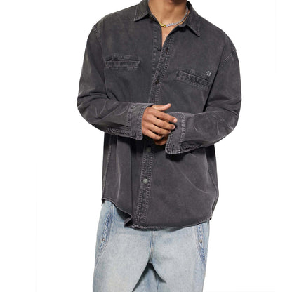 Men's Heritage H Denim Long-Sleeve Button Up
