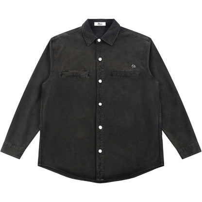 Men's Heritage H Denim Long-Sleeve Button Up