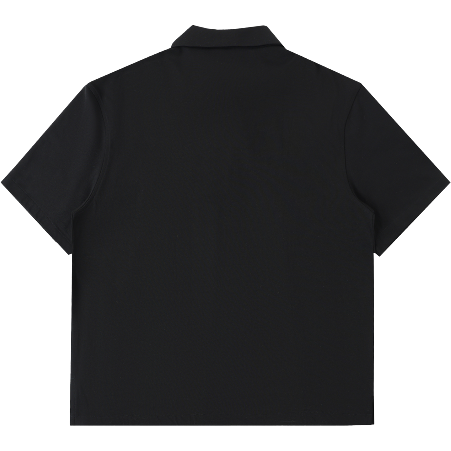 Men's Zipped Short-Sleeve Polo Shirt