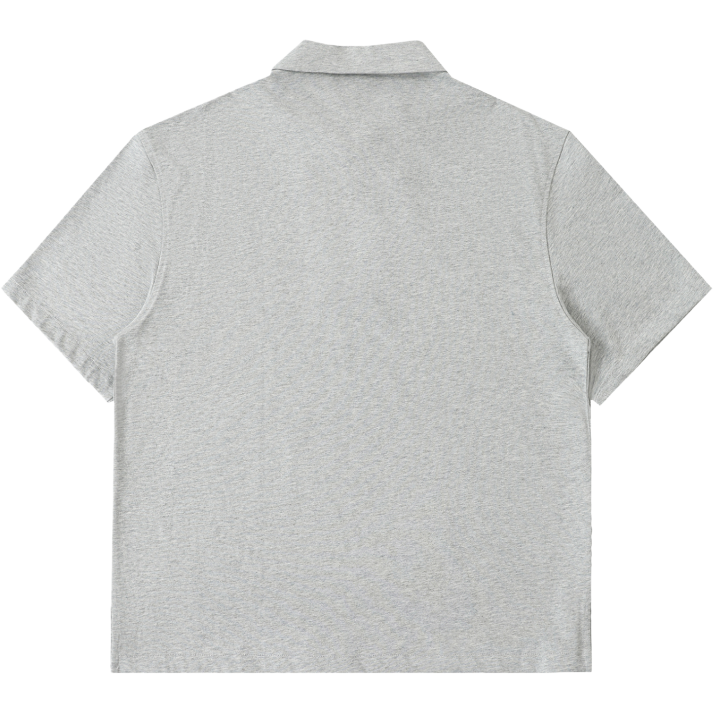 Men's Zipped Short-Sleeve Polo Shirt