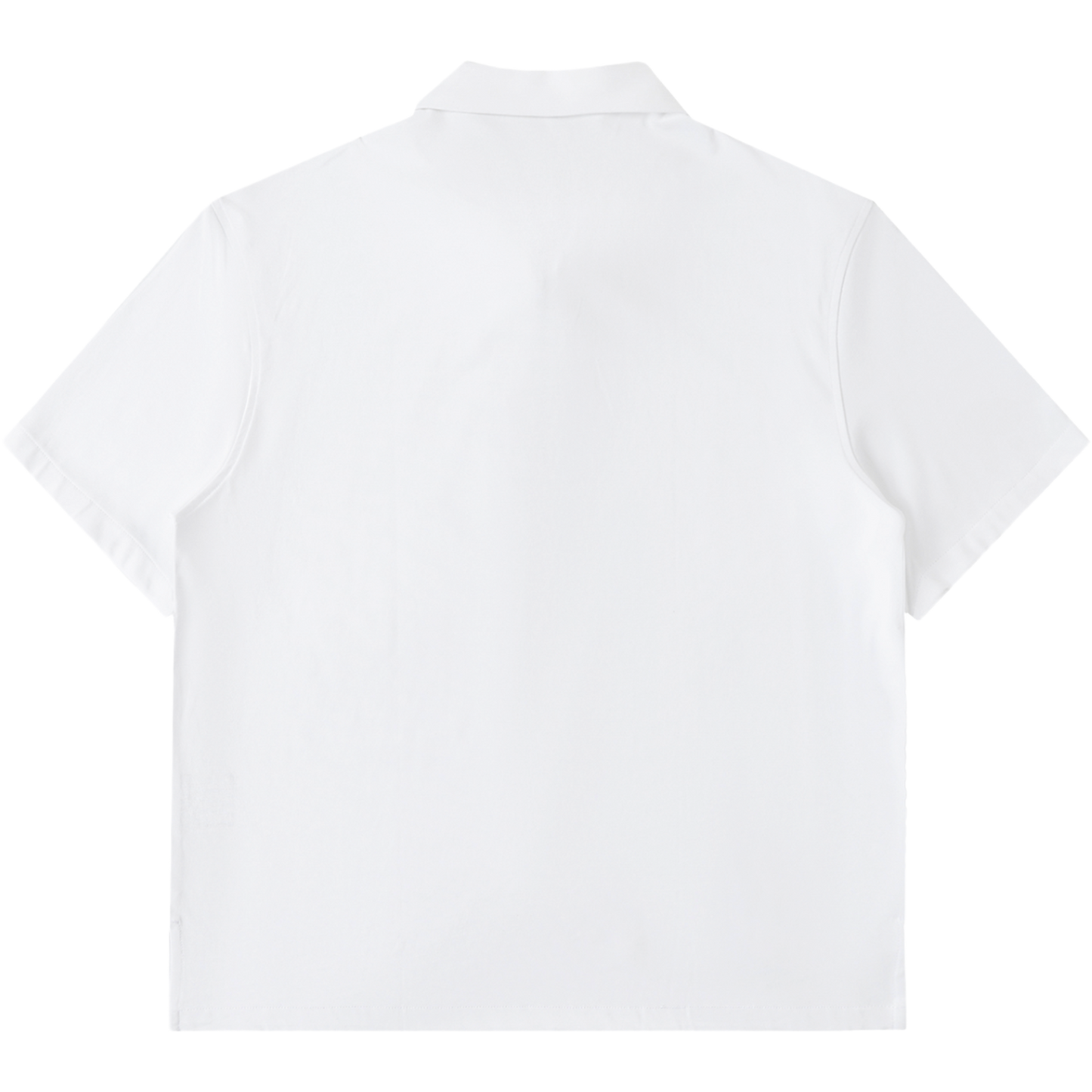 Men's Zipped Short-Sleeve Polo Shirt